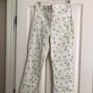 Urban Outfitters Floral Print Flare Pant